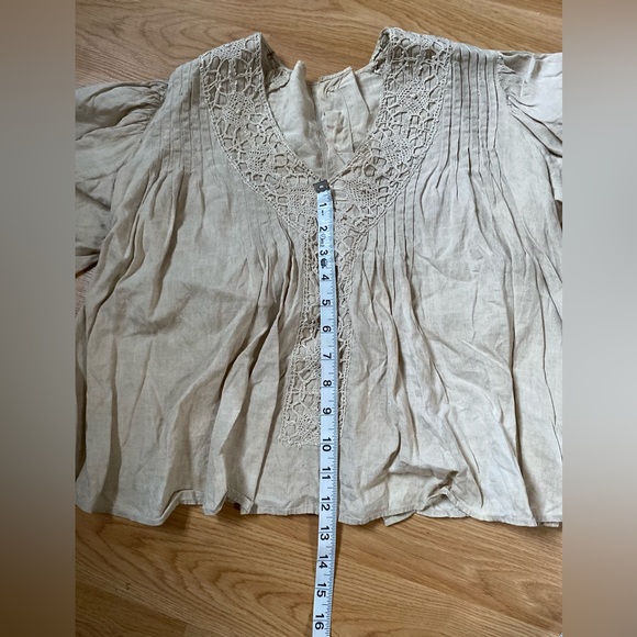 Vintage Cropped Crotchet Blouse - Picture 6 of 7
